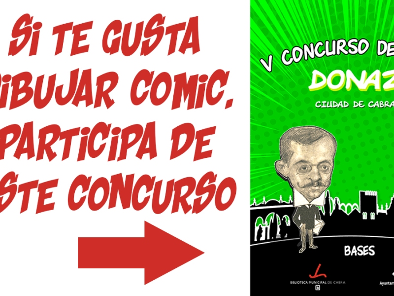 Concurso de cómic DONAZ 2024 CIUDAD DE CABRA